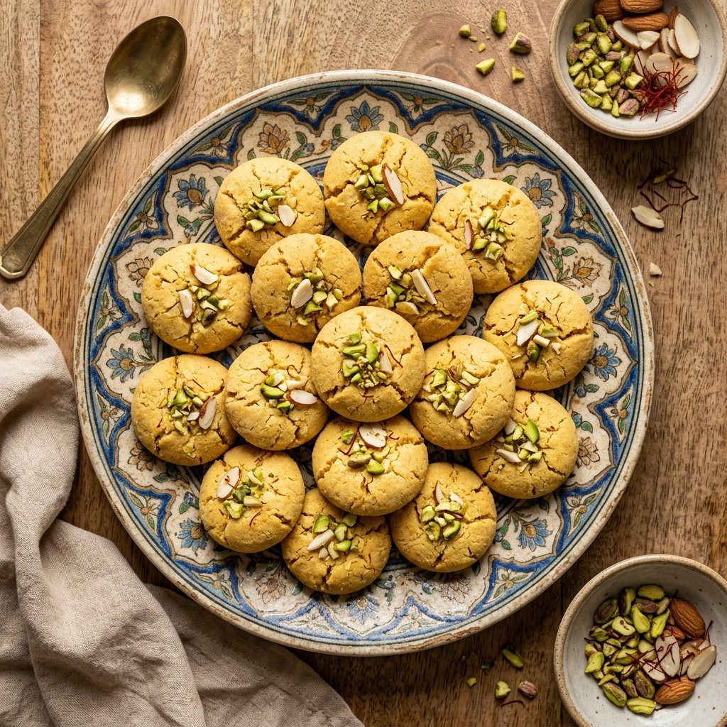 Royal Desi Ghee Nankhatai (Cardamom & Pista)